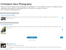 Tablet Screenshot of christophermarxphotography.blogspot.com