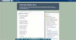 Desktop Screenshot of childsafepetitionnews.blogspot.com