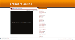 Desktop Screenshot of premiereonline.blogspot.com