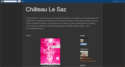 Desktop Screenshot of chateaulesaz.blogspot.com