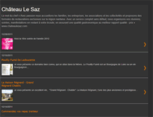 Tablet Screenshot of chateaulesaz.blogspot.com