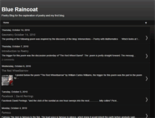 Tablet Screenshot of blueraincoat-dperrings.blogspot.com