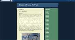 Desktop Screenshot of impulsivearoundtheworld.blogspot.com