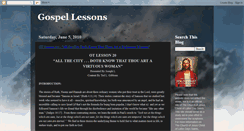 Desktop Screenshot of gospellessons.blogspot.com