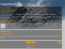 Tablet Screenshot of gospellessons.blogspot.com