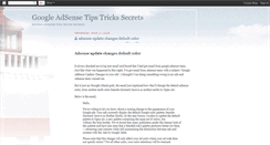 Desktop Screenshot of google-adsense-tips-tricks-secrets.blogspot.com