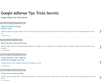 Tablet Screenshot of google-adsense-tips-tricks-secrets.blogspot.com