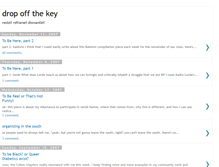 Tablet Screenshot of dropoffthekey.blogspot.com