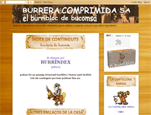 Tablet Screenshot of burreracomprimida.blogspot.com