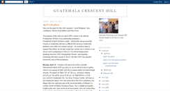 Desktop Screenshot of guatemalacrescenthill.blogspot.com