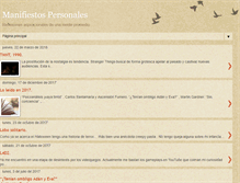 Tablet Screenshot of manifiestospersonales.blogspot.com