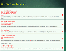 Tablet Screenshot of kidsoutdoorsfurniture.blogspot.com