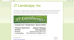 Desktop Screenshot of jtlandscape.blogspot.com