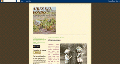 Desktop Screenshot of airesdelfondo.blogspot.com