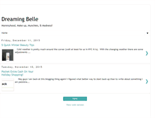 Tablet Screenshot of dreamingbellekileydenise.blogspot.com