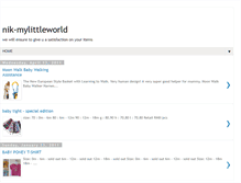 Tablet Screenshot of nikmylittleworld.blogspot.com