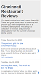 Mobile Screenshot of cincinnatirestaurantreview.blogspot.com