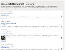 Tablet Screenshot of cincinnatirestaurantreview.blogspot.com