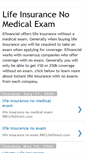 Mobile Screenshot of lifeinsurancenoexam.blogspot.com