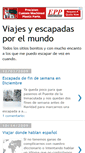 Mobile Screenshot of escapadasyviajes.blogspot.com
