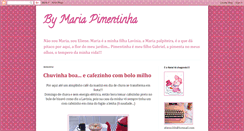 Desktop Screenshot of bymariapimentinha.blogspot.com