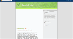 Desktop Screenshot of guidetocroatia.blogspot.com