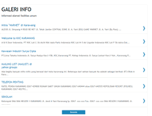 Tablet Screenshot of kk-galeryinfo.blogspot.com