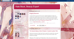 Desktop Screenshot of kateblockbeautyexpert.blogspot.com
