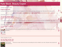 Tablet Screenshot of kateblockbeautyexpert.blogspot.com
