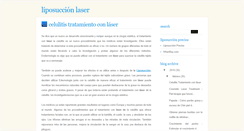Desktop Screenshot of liposuccion-laser.blogspot.com