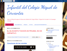 Tablet Screenshot of infantilcpcervantes.blogspot.com