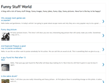 Tablet Screenshot of funnystuffworld.blogspot.com
