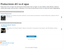 Tablet Screenshot of produccionesahivaelagua.blogspot.com