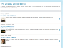 Tablet Screenshot of legacyseriesbooks.blogspot.com