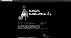 Desktop Screenshot of conexaosubterranea.blogspot.com