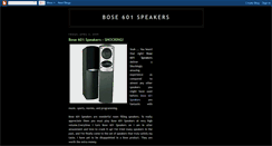 Desktop Screenshot of bose601speakers.blogspot.com