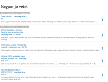 Tablet Screenshot of nagyonjovetel.blogspot.com