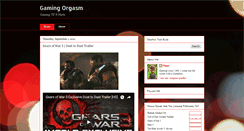 Desktop Screenshot of gamingorgasm.blogspot.com