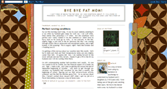 Desktop Screenshot of byebyefatmom.blogspot.com
