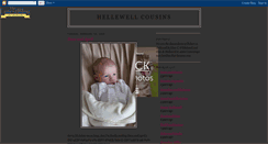 Desktop Screenshot of hellewellcousins.blogspot.com