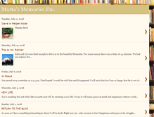 Tablet Screenshot of martasmemoriesetc.blogspot.com