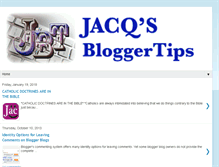 Tablet Screenshot of jacqsbloggertips.blogspot.com