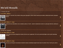 Tablet Screenshot of miratul-memalik.blogspot.com