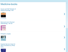 Tablet Screenshot of medicine-books.blogspot.com