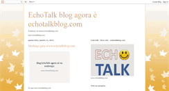 Desktop Screenshot of echotalk.blogspot.com