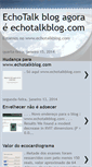 Mobile Screenshot of echotalk.blogspot.com