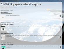 Tablet Screenshot of echotalk.blogspot.com
