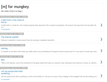 Tablet Screenshot of mungkey.blogspot.com