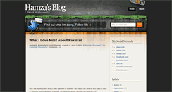 Desktop Screenshot of mhamzazafar.blogspot.com