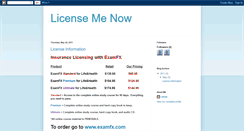 Desktop Screenshot of licensemenow.blogspot.com